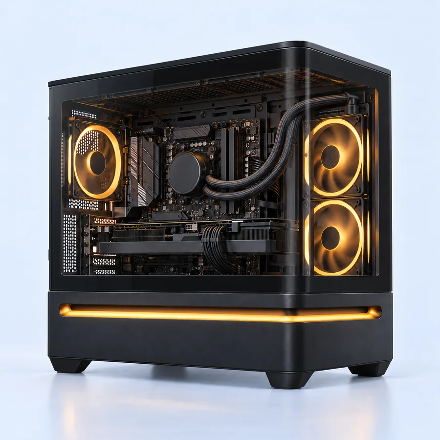 Elite Work PC in black — illustrative preview