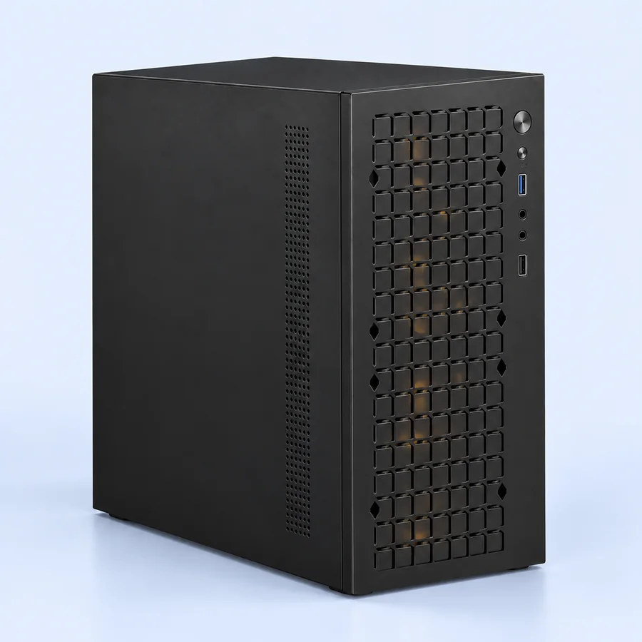 Essential Work PC in black — illustrative preview